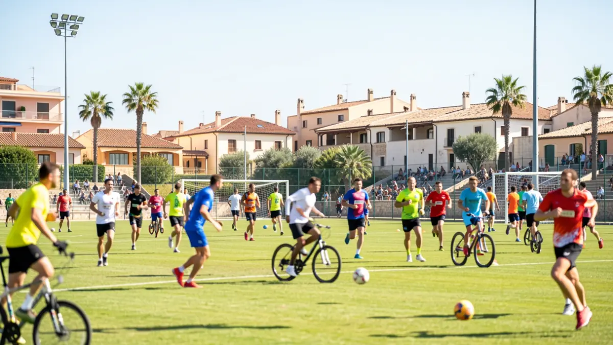 Imatge genèrica d'un esdeveniment esportiu multitudinari a les instal·lacions del Pantano, La Vila Joiosa.