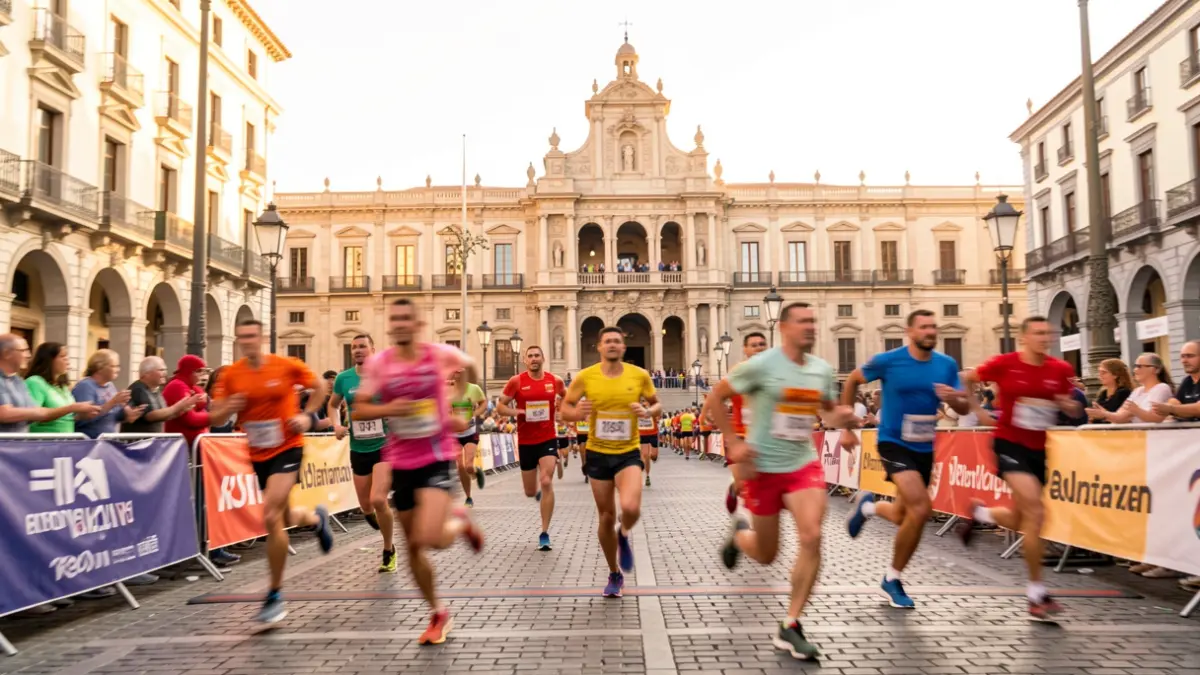 Generic image of a popular race in the center of Valencia.