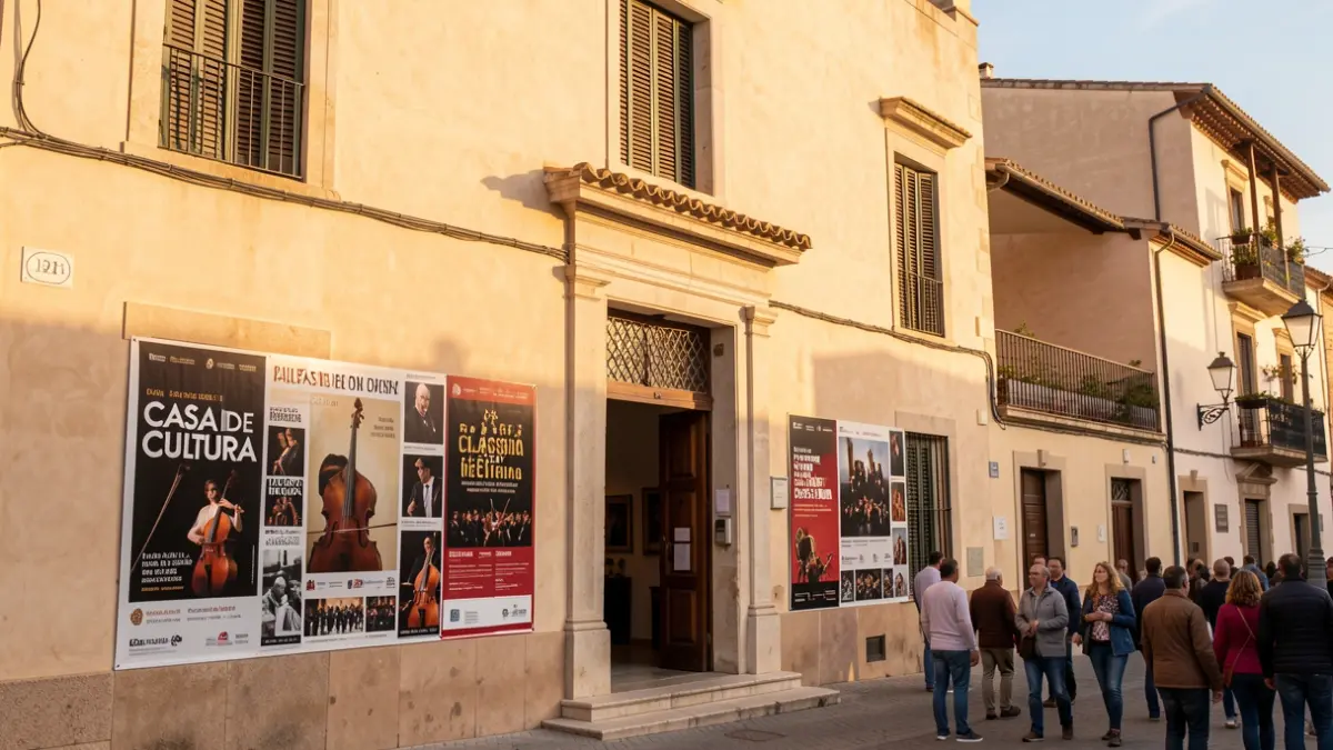 Imatge de la Casa de Cultura de l'Alfàs del Pi on se celebra el festival Mozartmanía.