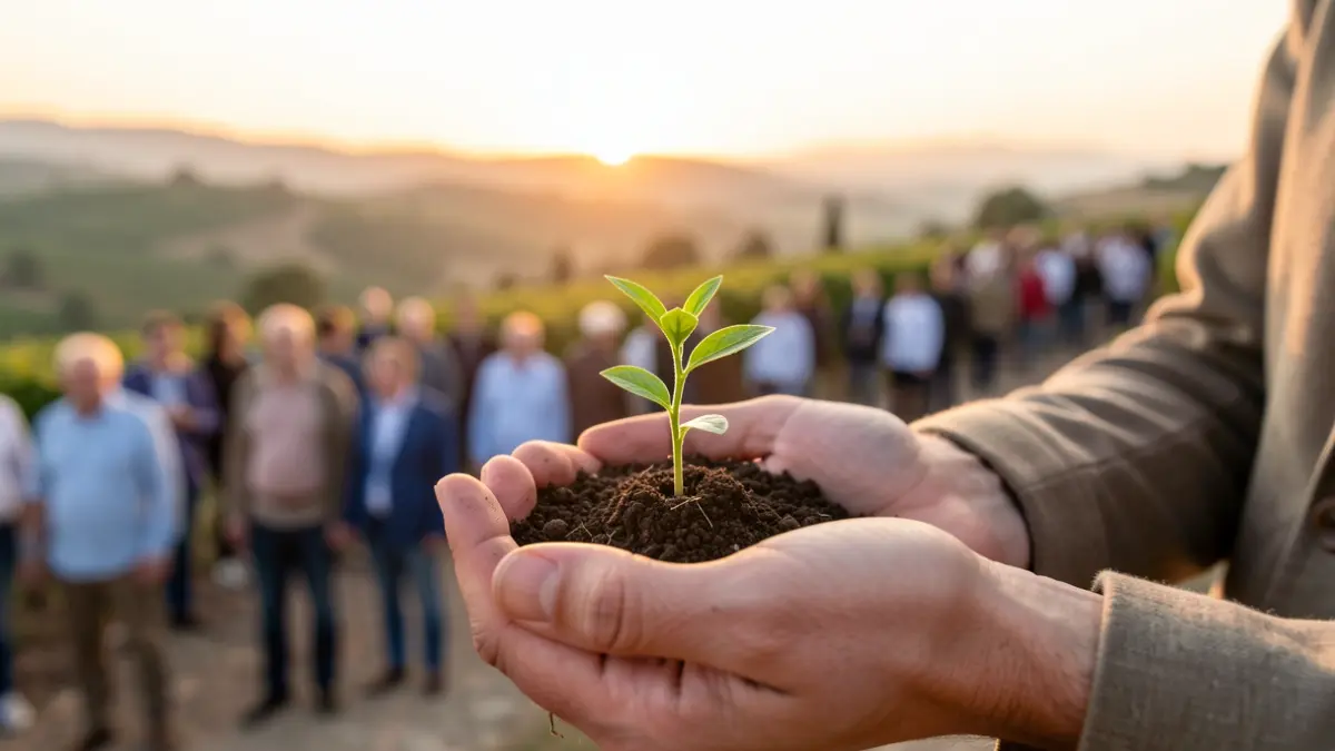 Generic image of hands holding a young plant, symbolizing health and growth.