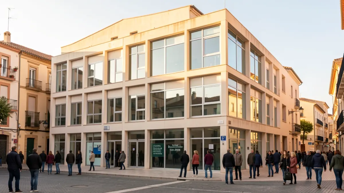 Imagen del Edificio Borrull en Castelló, un centro de servicios sociales.