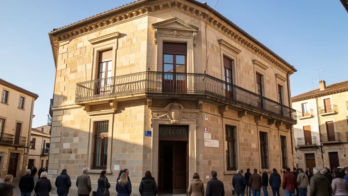 Imatge de la façana de l'Ajuntament de Macastre.