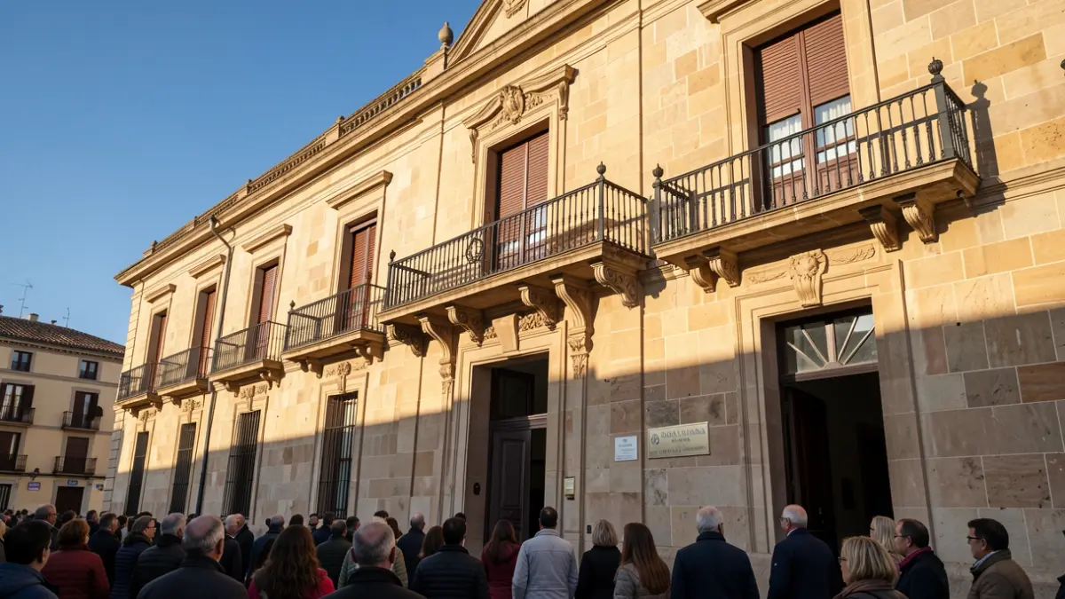 Generic image of a Valencian town hall facade.