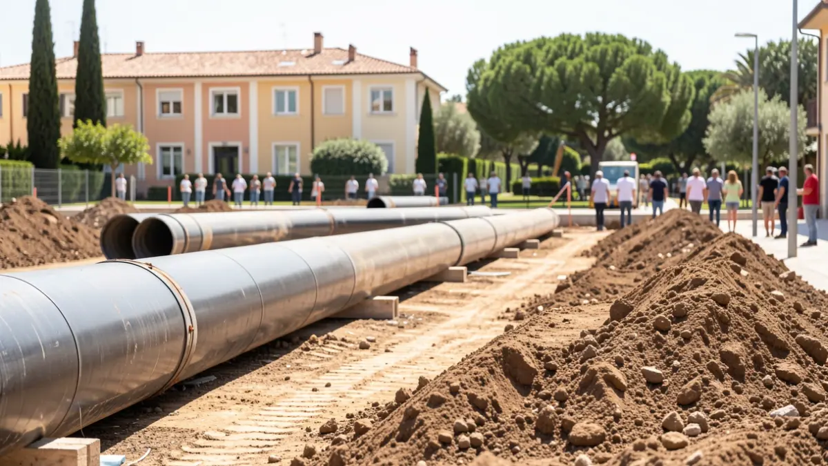 Generic image of urban construction in a school environment.