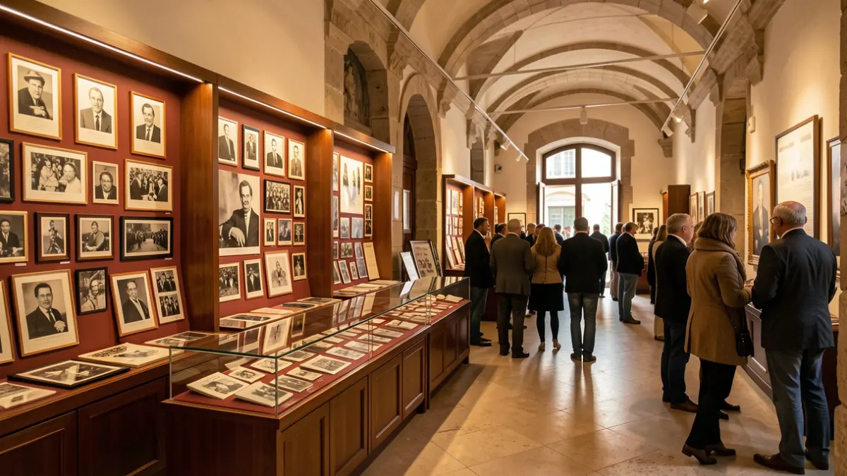 Imagen genérica del Museo Camilo Sesto en Alcoy, con elementos de su trayectoria artística y personal.