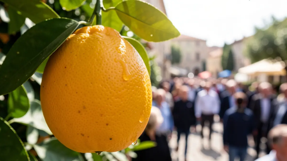 Generic image of citrus fruits with sunlight.