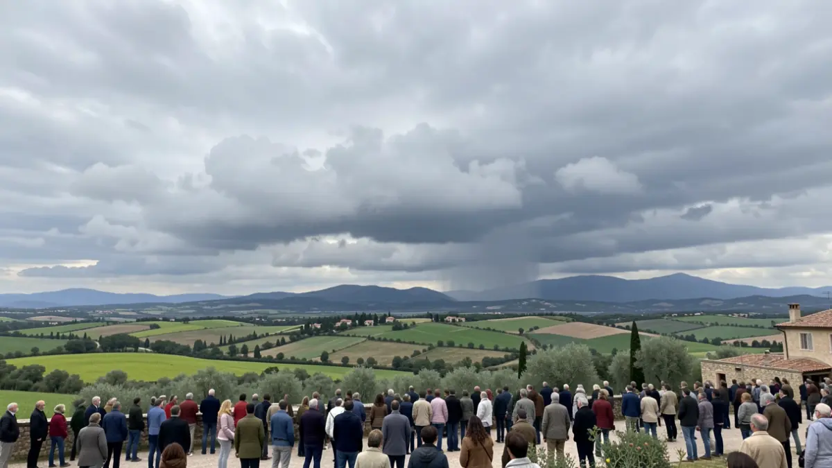 Imatge genèrica de cel amb núvols i paisatge mediterrani.