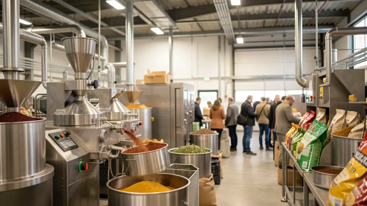 Generic image of a spice factory in the Valencian Community.