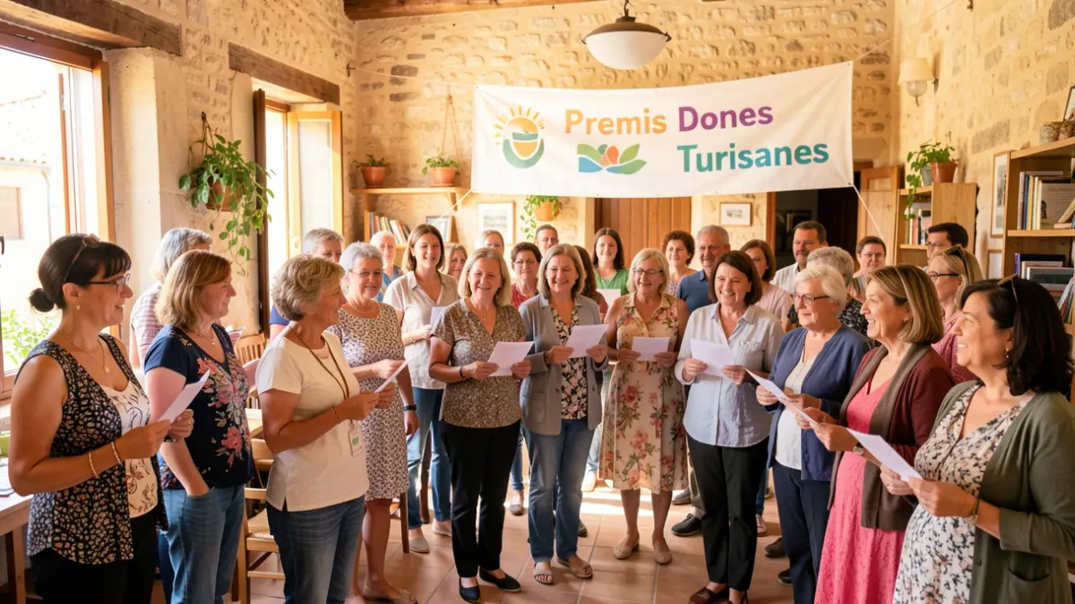 Imagen genérica de mujeres participando en un evento comunitario en Turís.