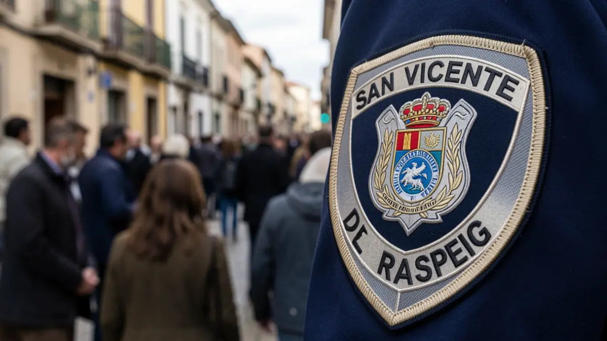 Badge of the Local Police of San Vicente del Raspeig.