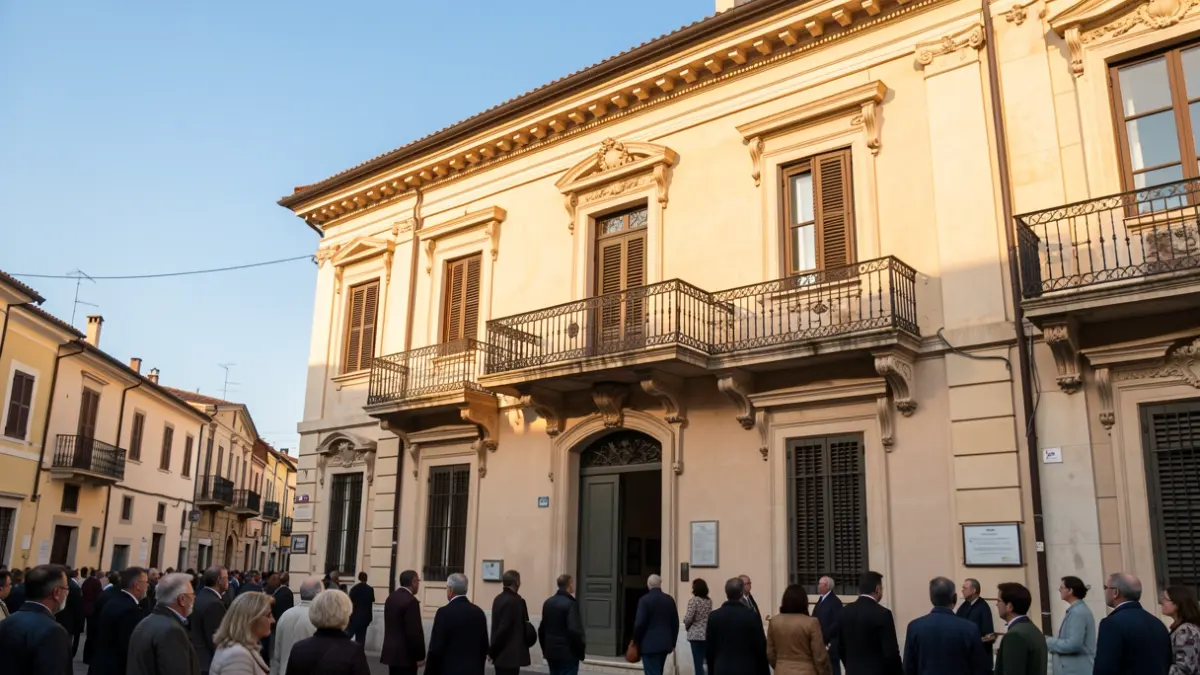 Imatge genèrica de la façana d'un ajuntament mediterrani.