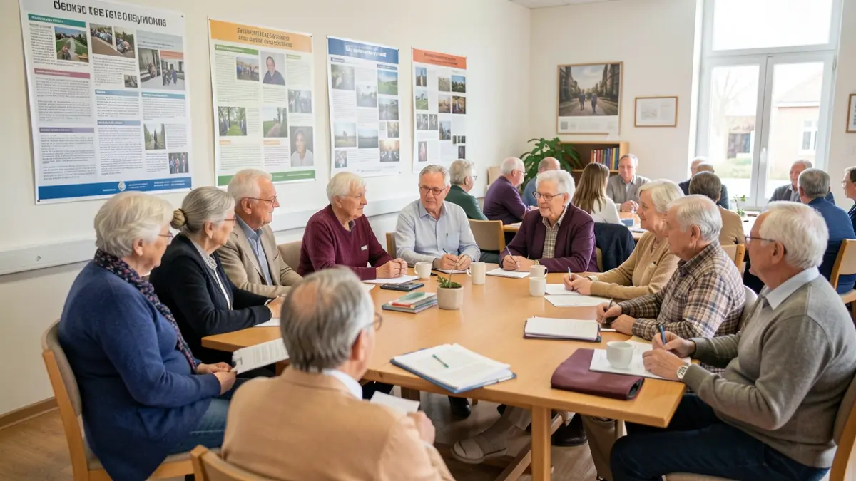 Imatge genèrica d'un taller per a persones grans i cuidadors.