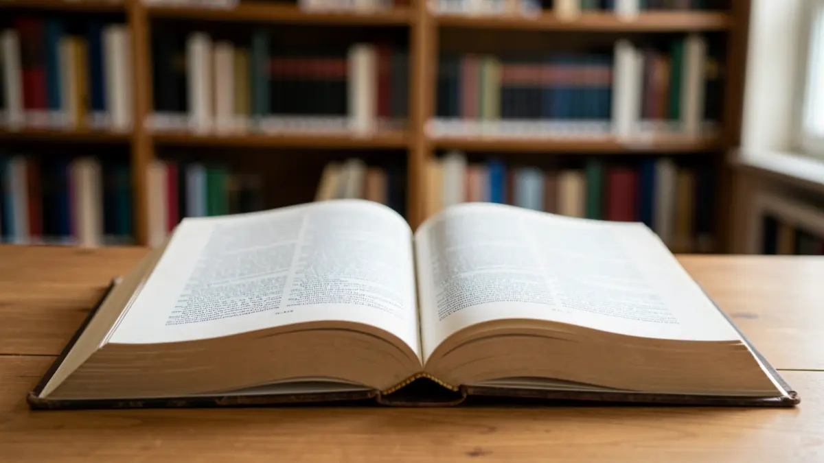 Imagen genérica de un libro de derecho abierto sobre una mesa.