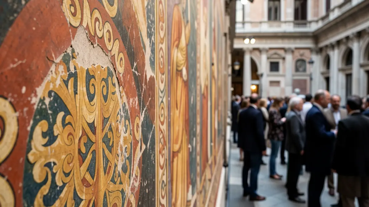 Generic image of Roman mural fragments.