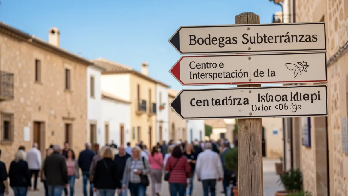 Imagen genérica de señales turísticas en Utiel.