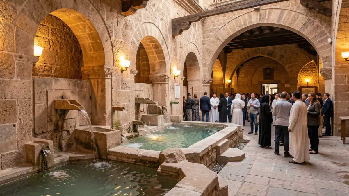 Image of the Arab baths of Torres Torres.