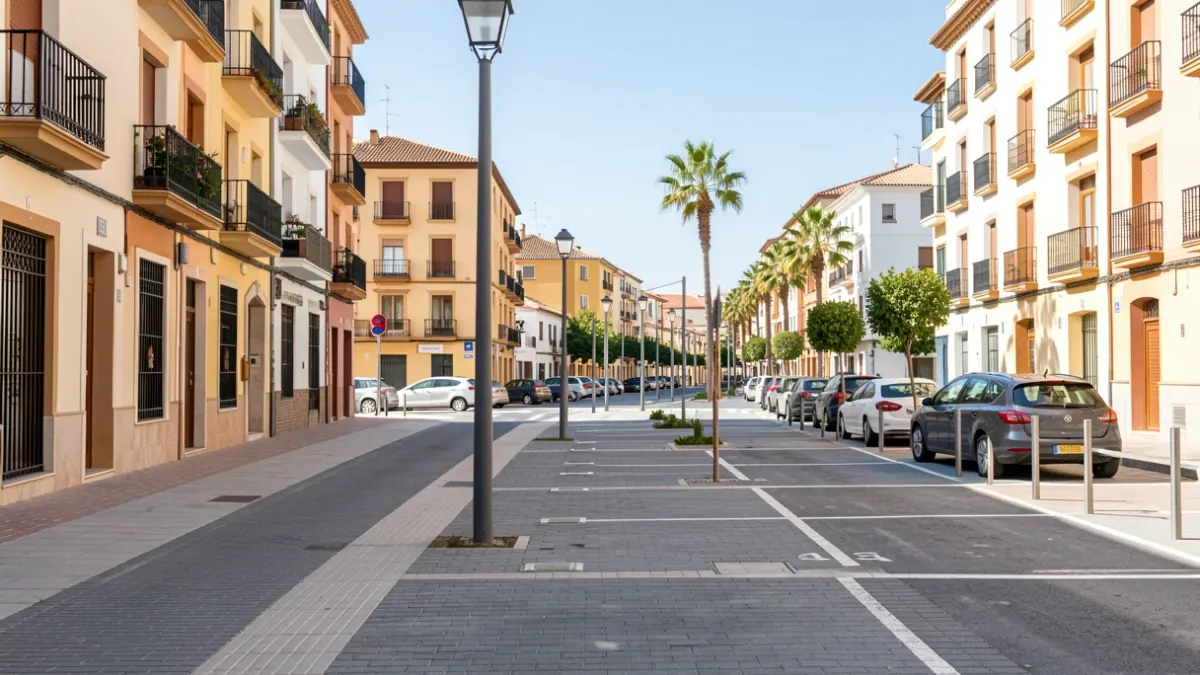 Generic image of a redeveloped street in the Valencian Community.