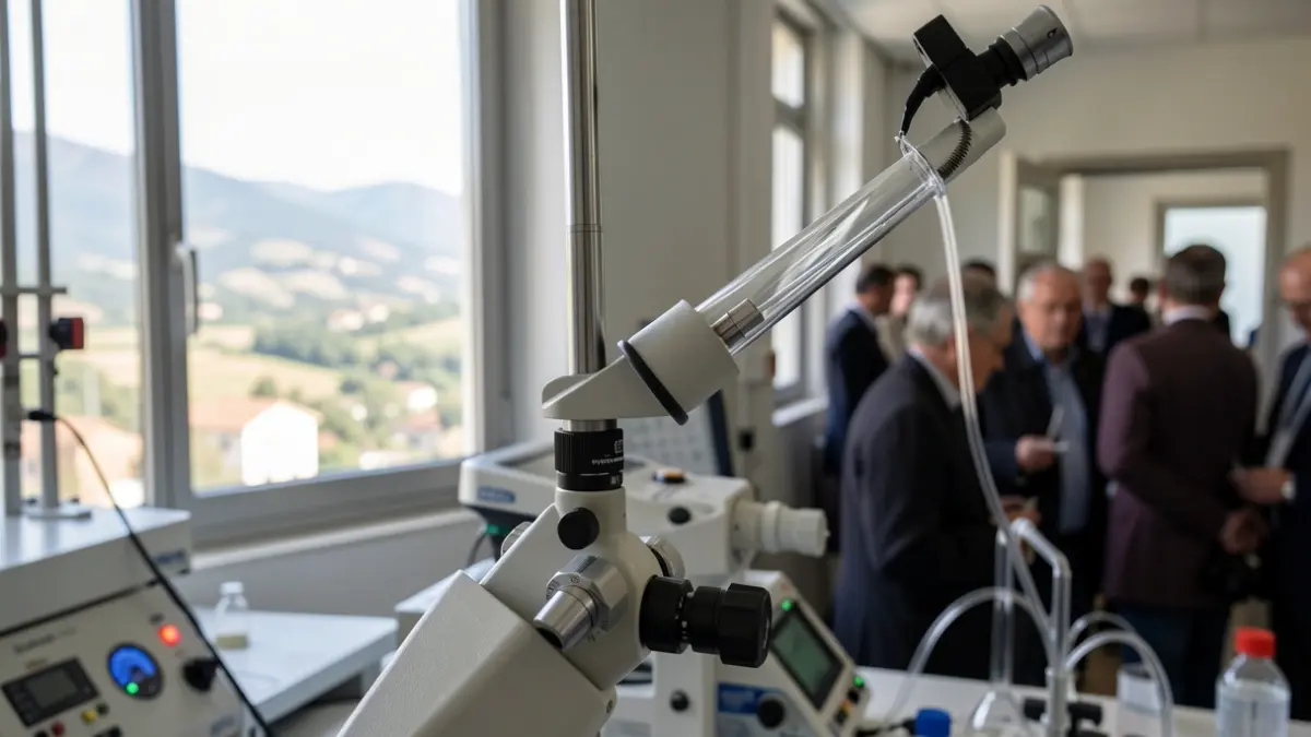 Imagen genérica de un instrumento científico para medir gases atmosféricos.