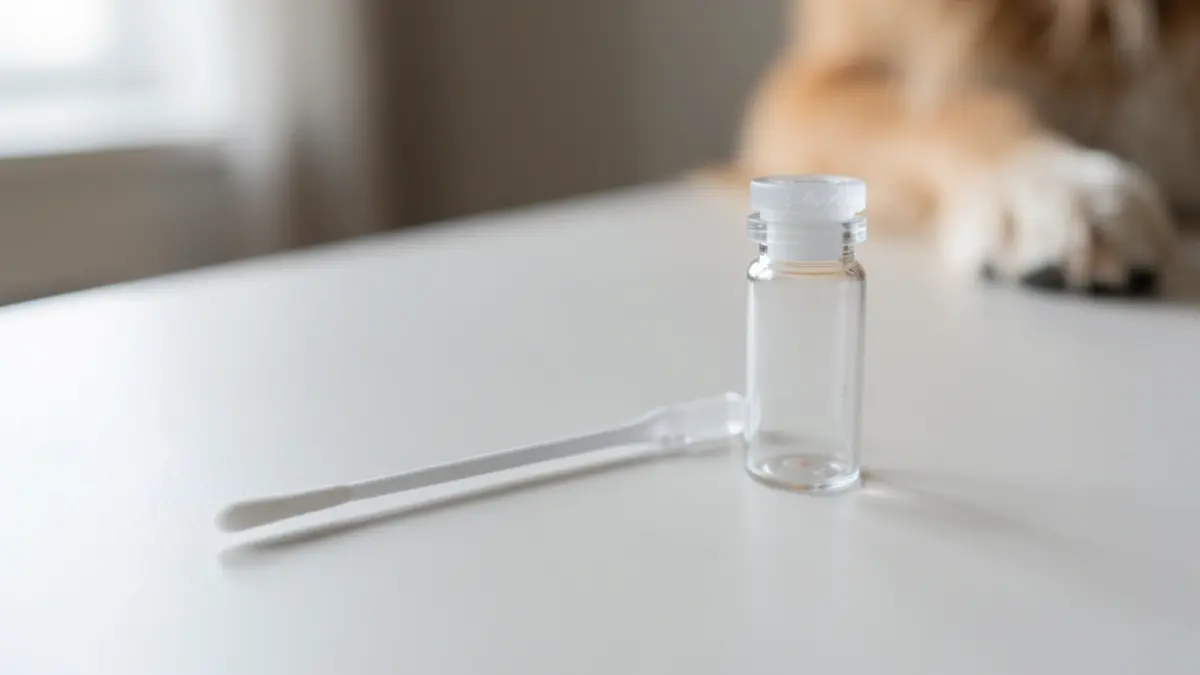 Generic image of a canine DNA sampling kit.