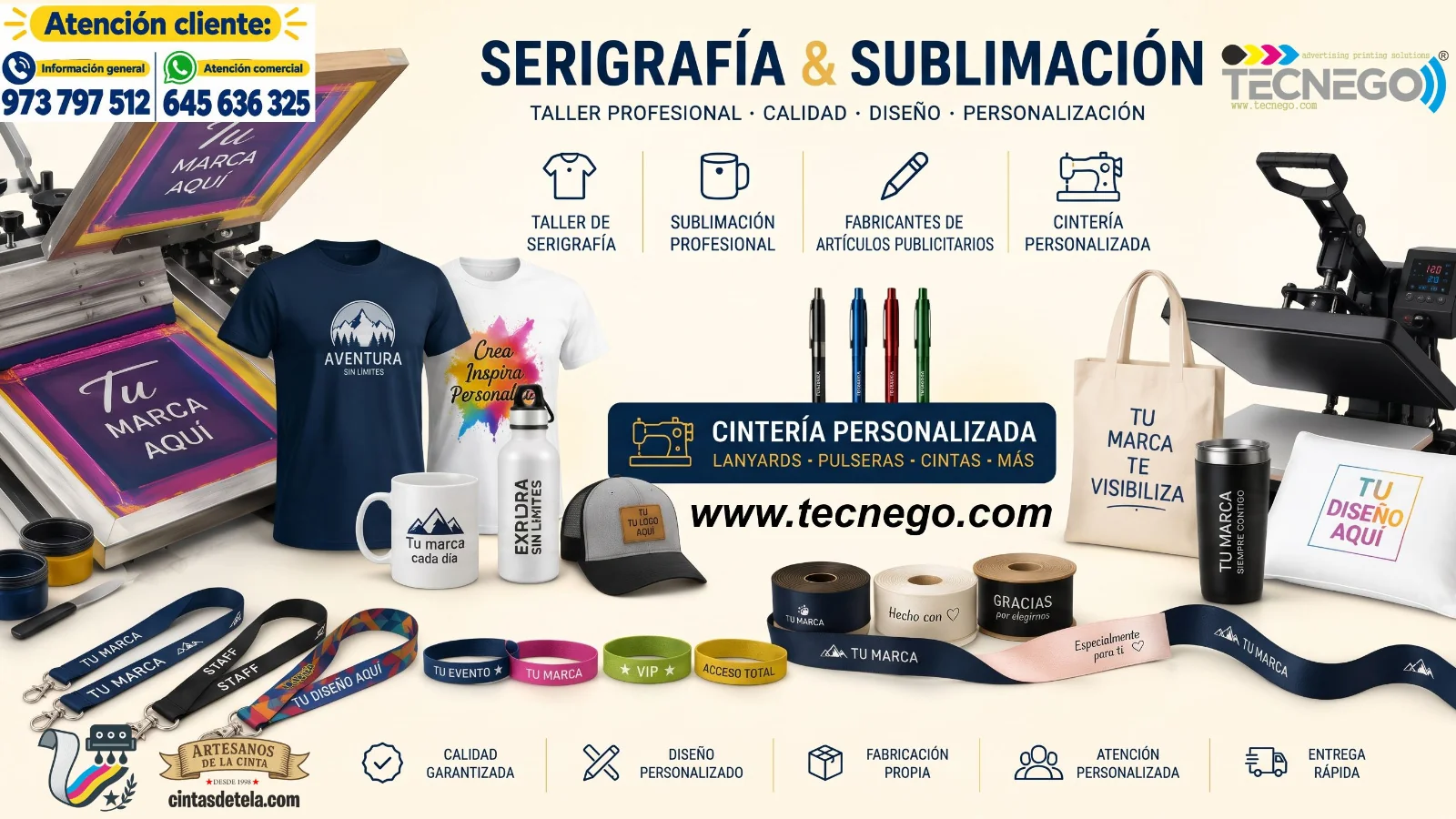 Cintes de roba personalisades