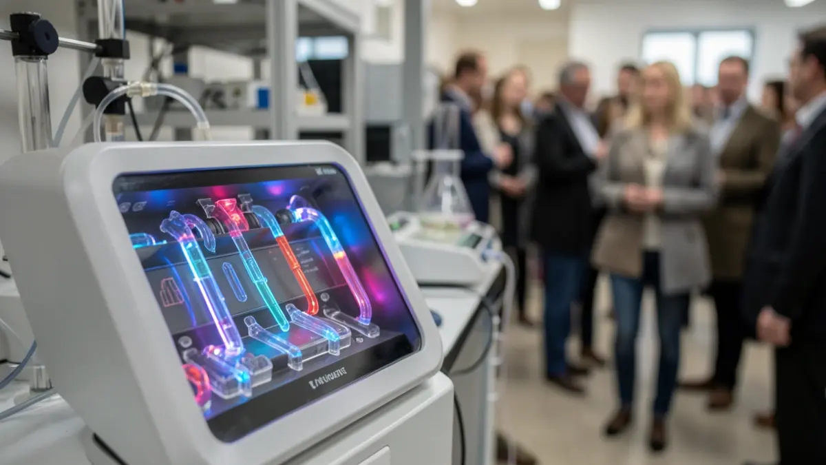 Imatge genèrica d'un dispositiu de laboratori avançat per a la detecció de malalties.