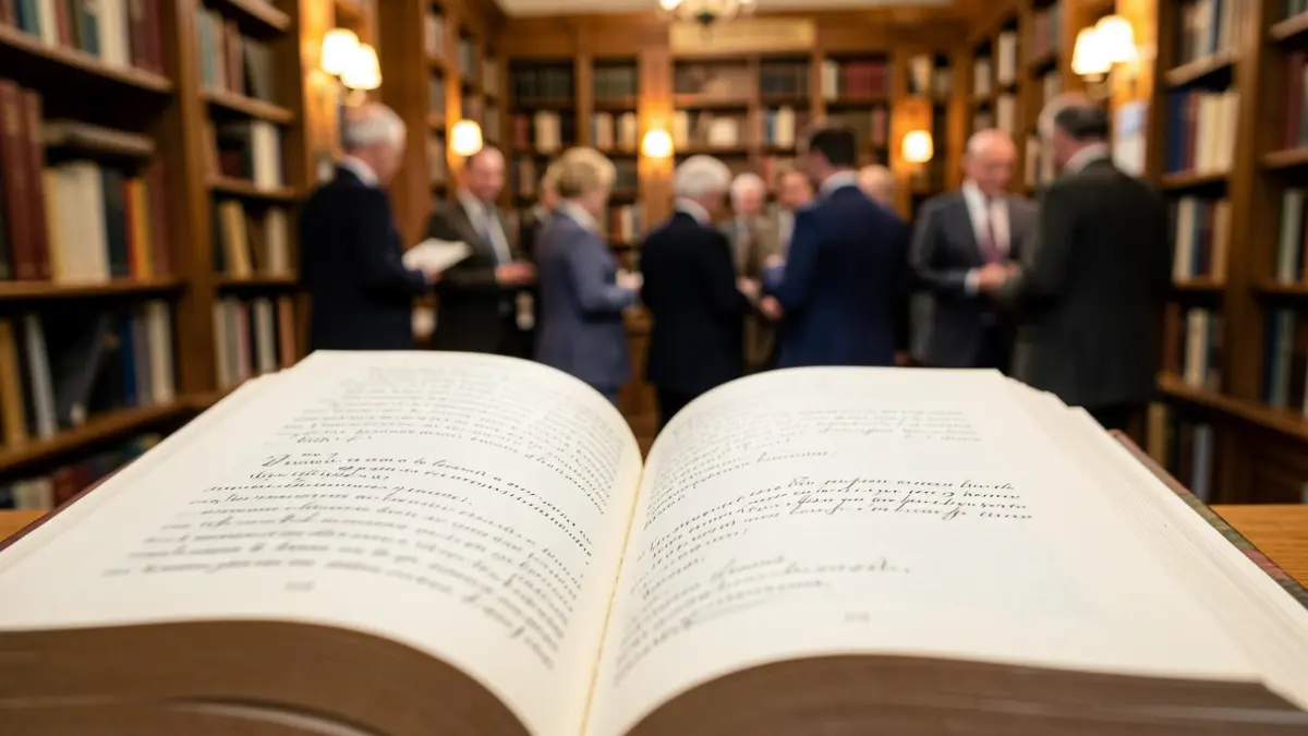 Imatge genèrica d'un llibre obert en una biblioteca.