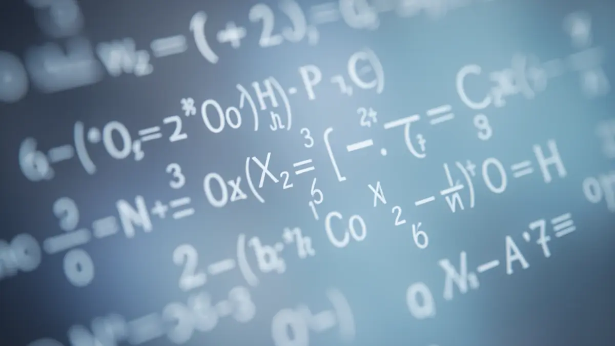 Imatge genèrica d'una fórmula matemàtica abstracta sobre un fons digital.