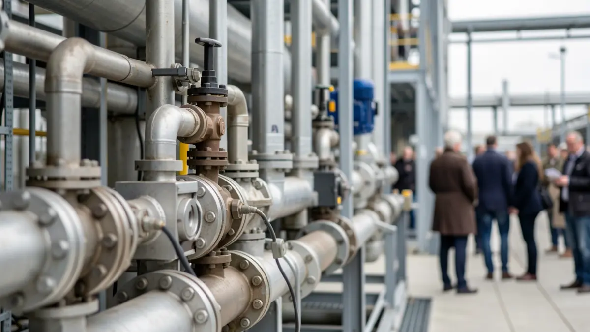 Generic image of industrial water treatment facilities.