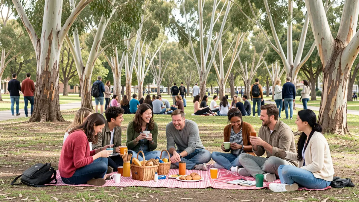 Imagen genérica de una jornada de convivencia en un parque.