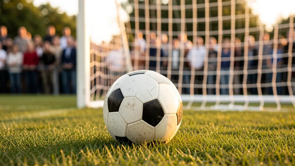 Imatge genèrica d'una pilota de futbol sobre gespa.