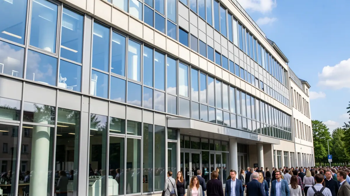 Imatge genèrica d'un edifici universitari modern.