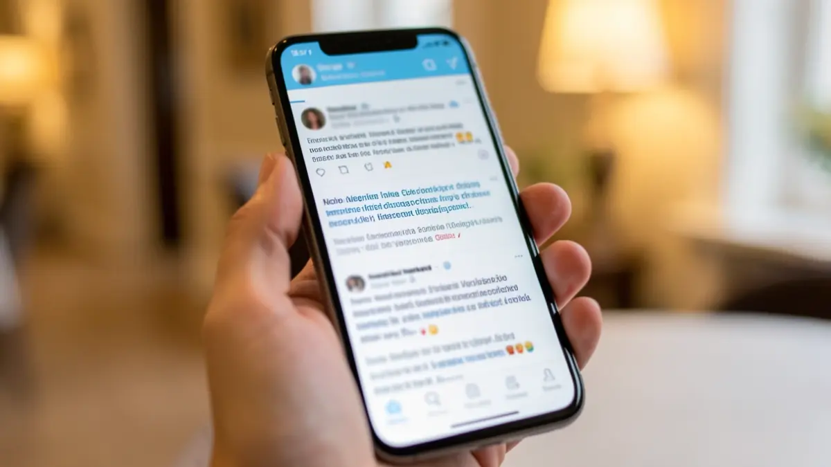 Generic image of a mobile phone displaying digital information.