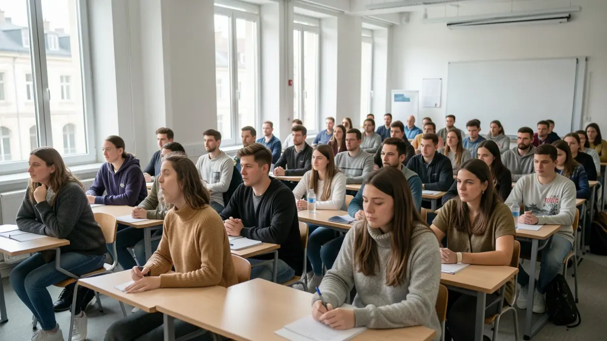 Imatge genèrica de joves participant en una activitat formativa universitària.