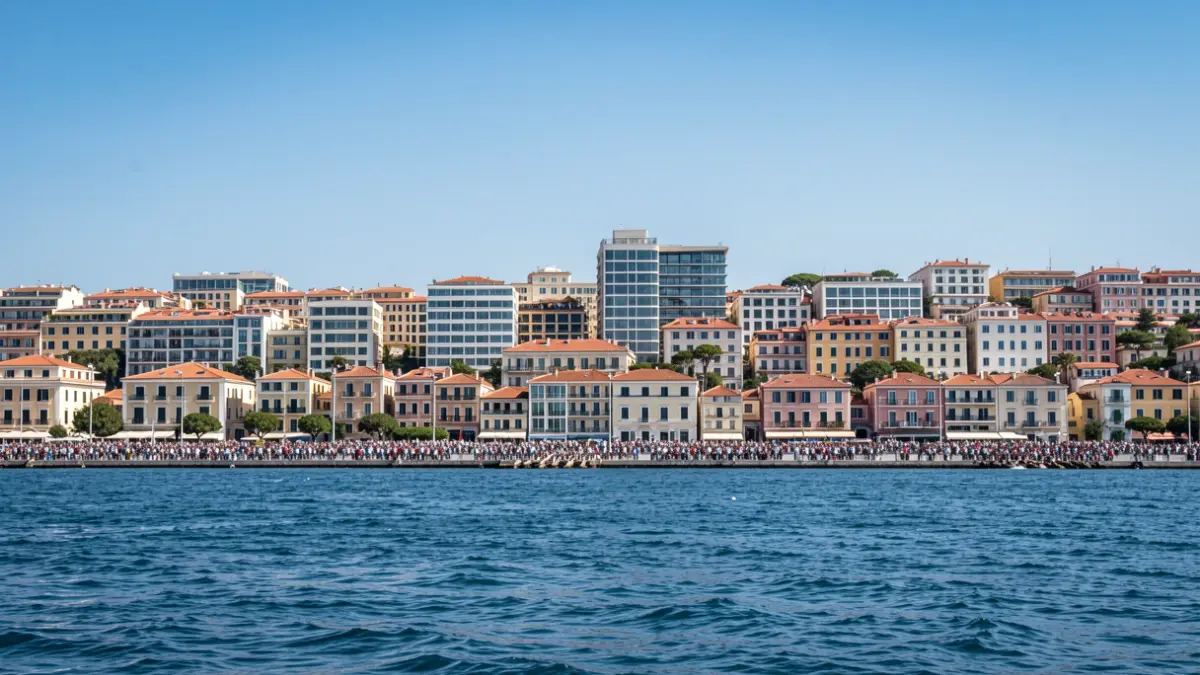 Imatge genèrica d'un paisatge urbà mediterrani amb el mar al davant.