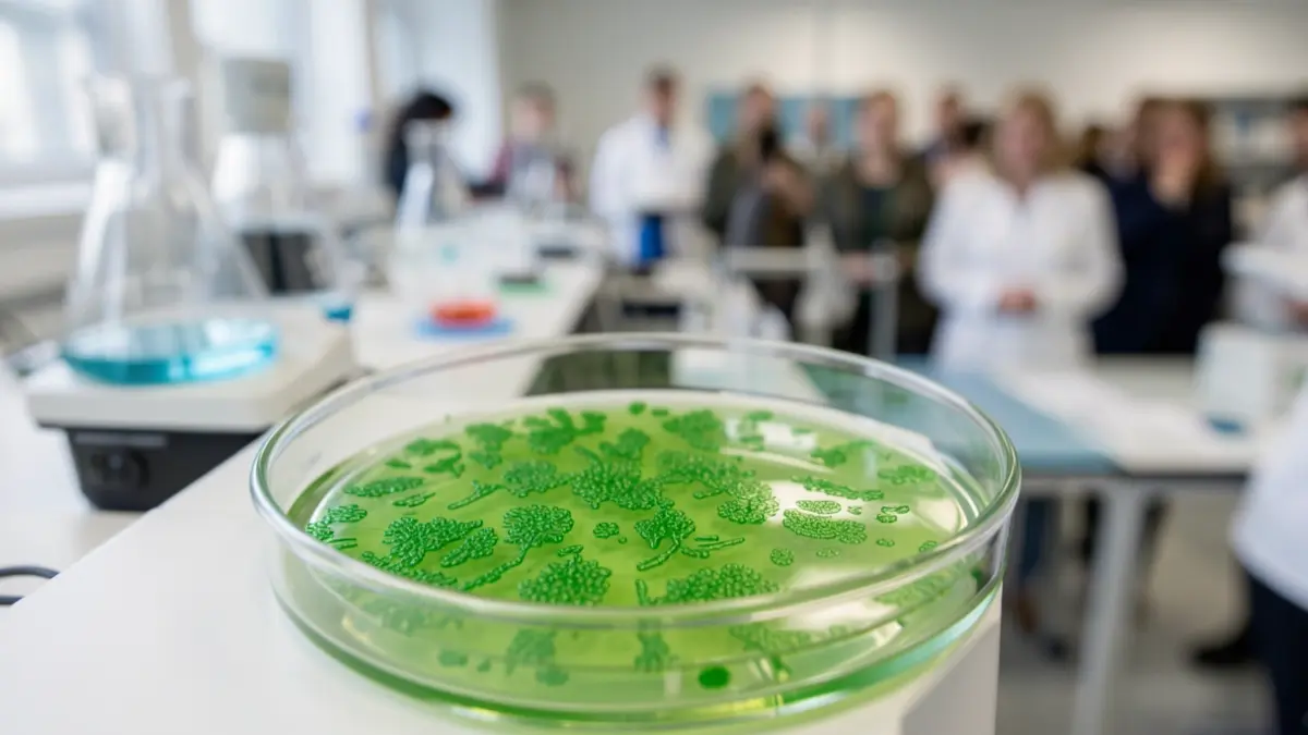 Imatge genèrica d'un laboratori amb material científic.