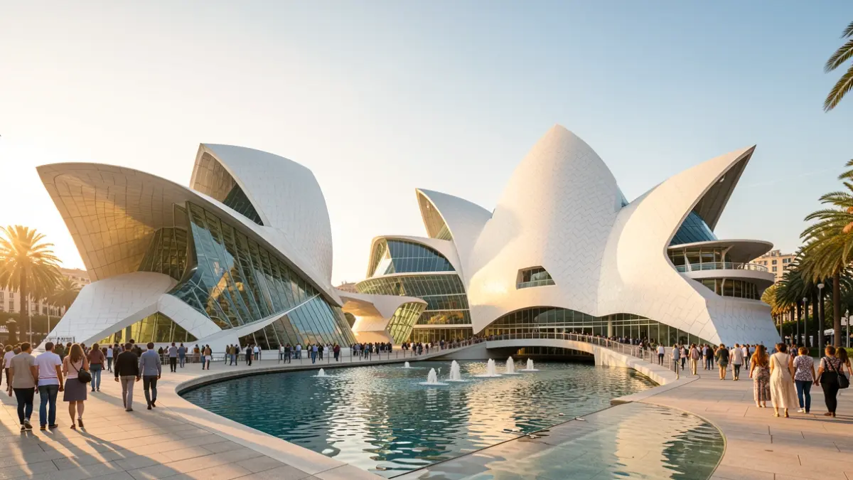 Imatge genèrica de la Ciutat de les Arts i les Ciències de València, símbol d'innovació i tecnologia.