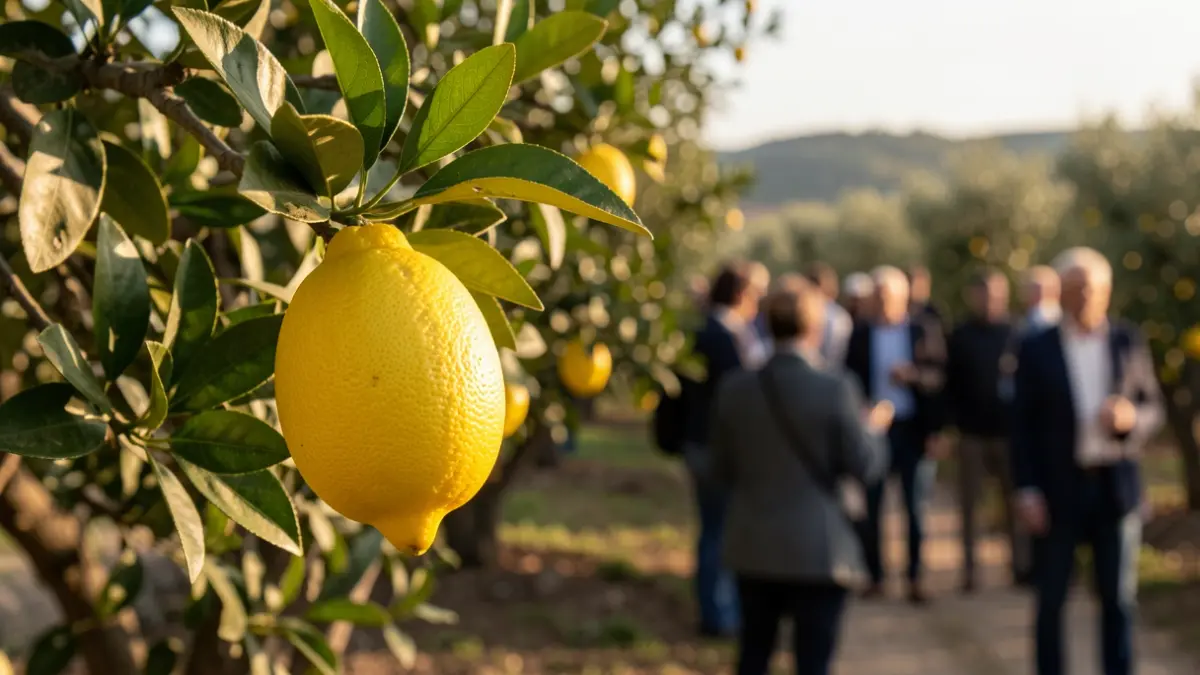 Generic image of lemons in a Valencian field.