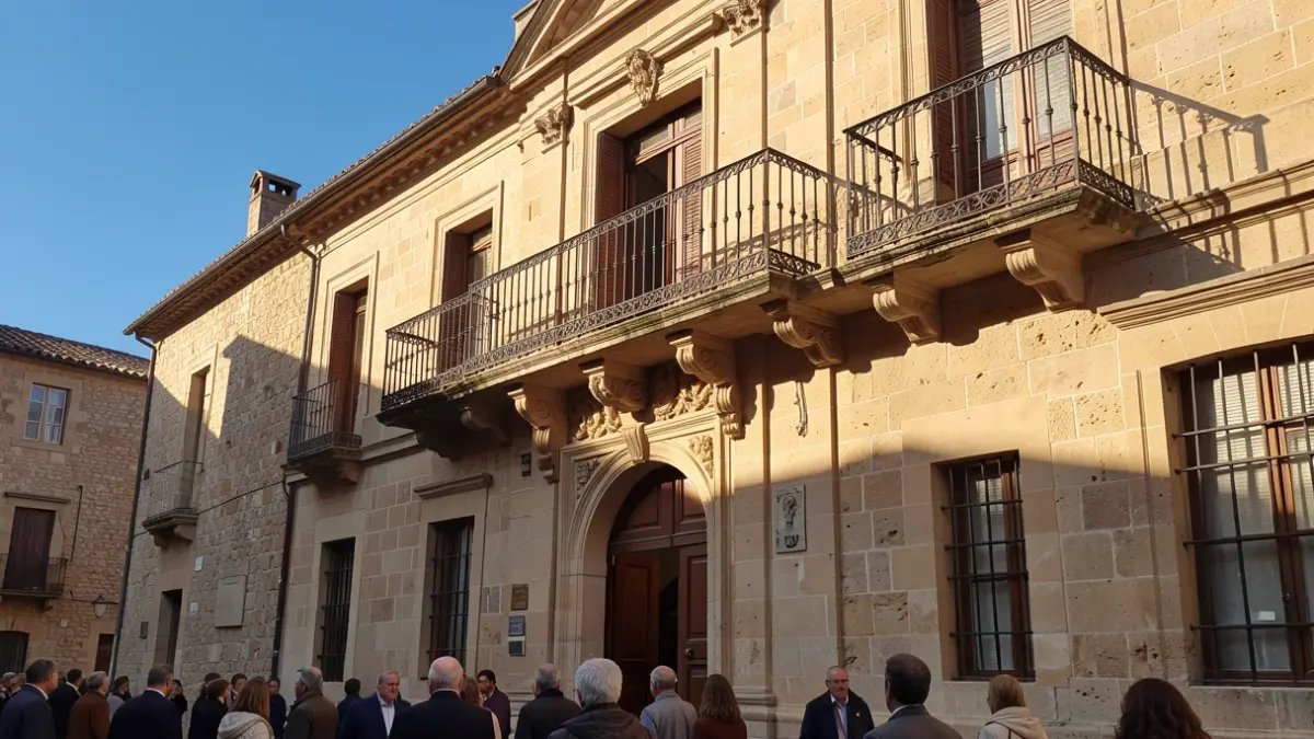 Imatge genèrica d'un edifici municipal amb arquitectura tradicional valenciana.