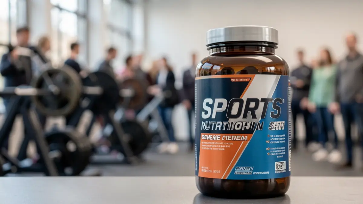 Imatge genèrica d'un suplement de nutrició esportiva.