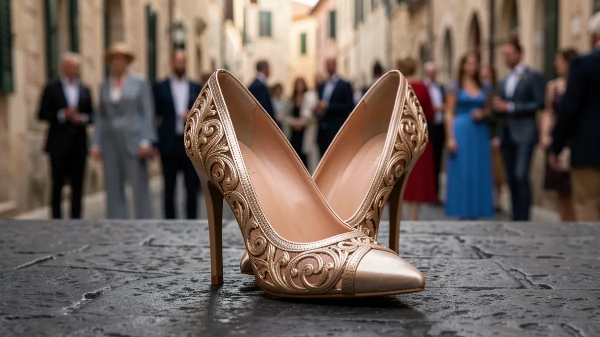 Imatge genèrica de sabates de dona elegants amb detalls de disseny.