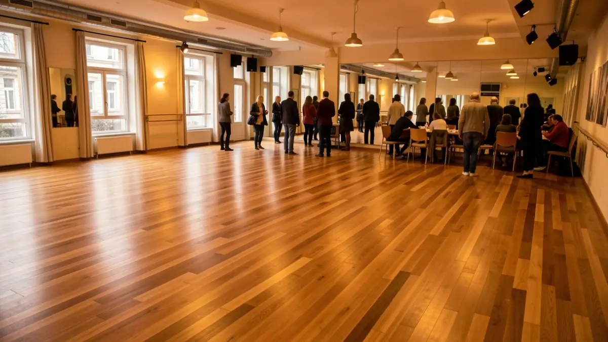 Imatge genèrica d'una sala de dansa renovada.