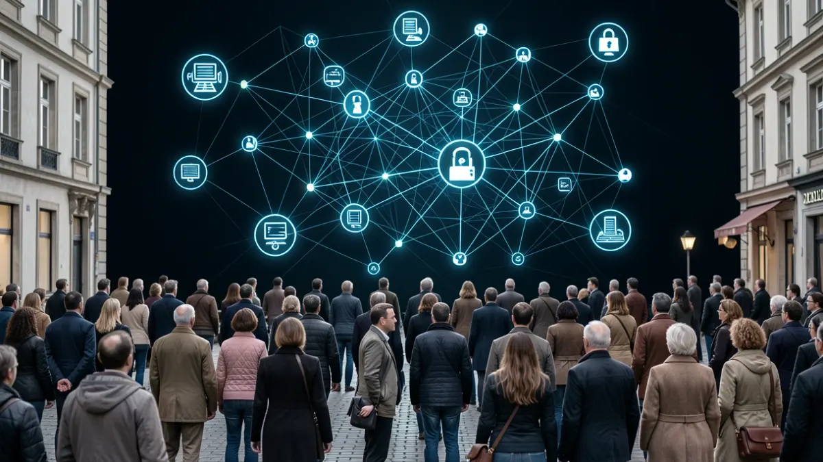Generic image of interconnected safe and sustainable computing systems.