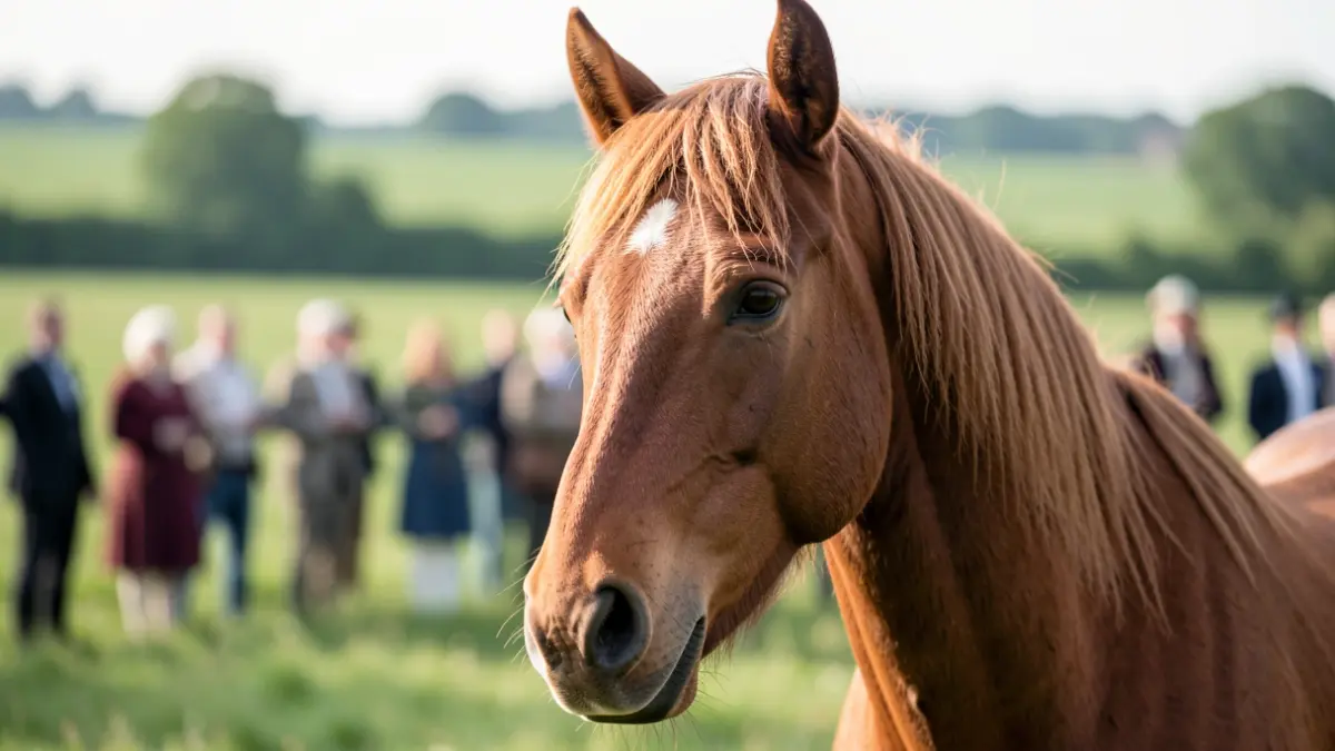 Imagen genérica de un caballo en un entorno rural.