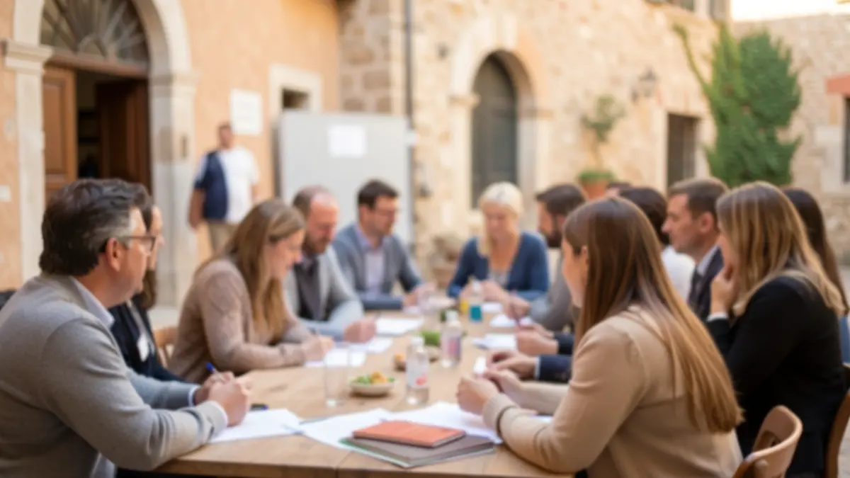 Imatge genèrica d'activitats de prevenció d'addiccions en un entorn urbà mediterrani.