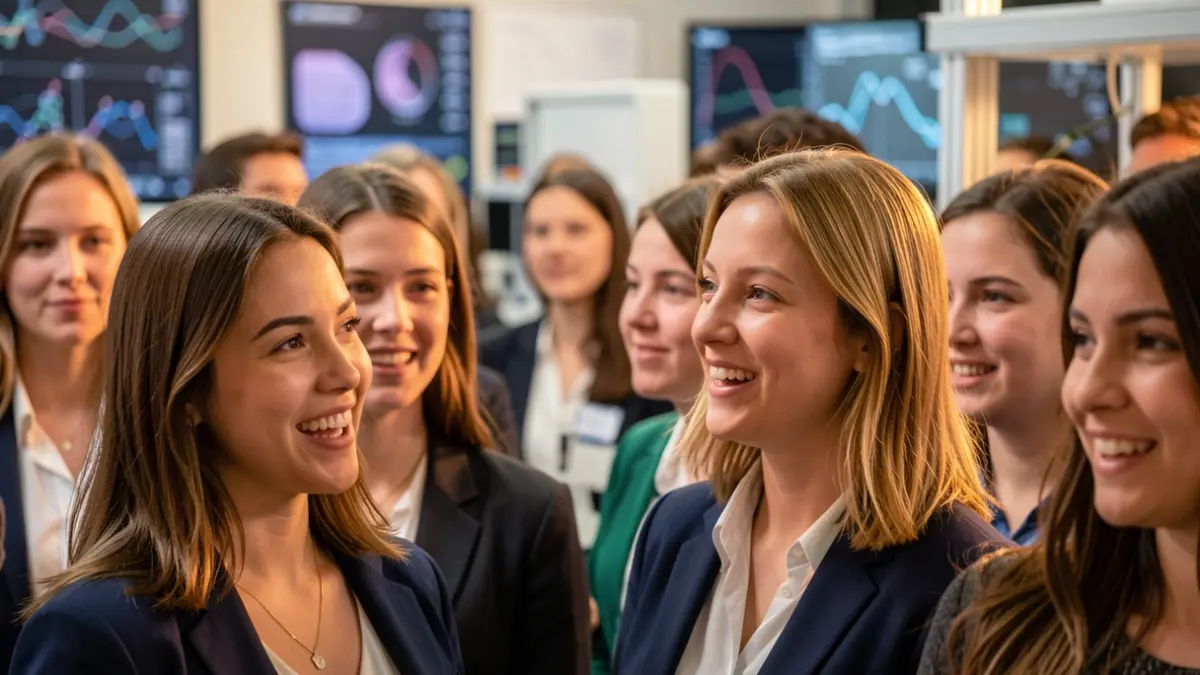 Imatge genèrica de joves investigadores participant en un programa de mentoría.